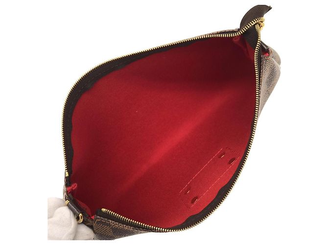 Borsa a Spalla Louis Vuitton Eva Damier Marrone - vista 8