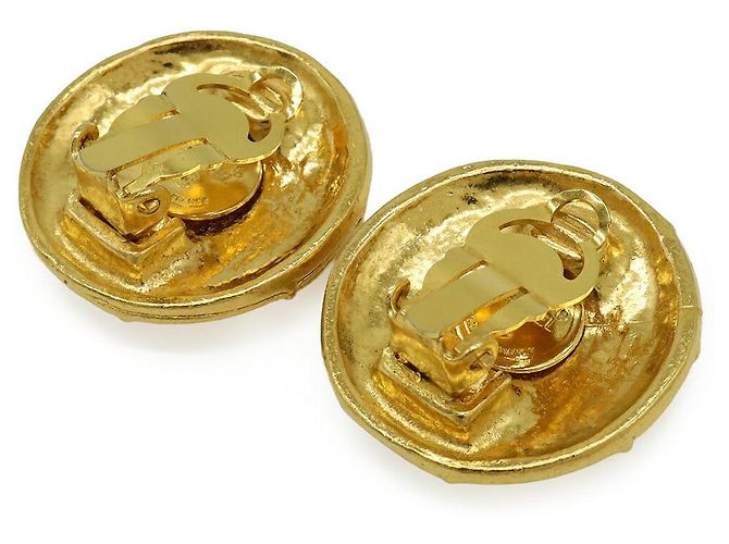 Chanel Coco Mark Ohrringe Golden Metallisch - Ansicht 3