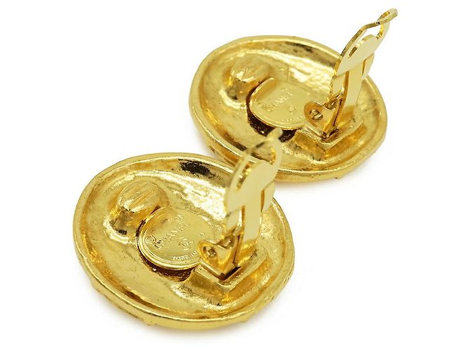 Chanel Coco Mark Ohrringe Golden Metallisch - Ansicht 4