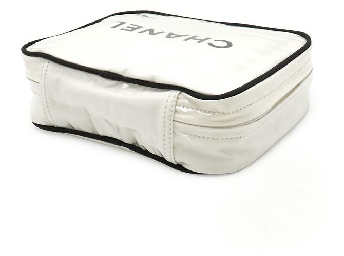 Vanity Beauty case in vinile Chanel Bianco - vista 2