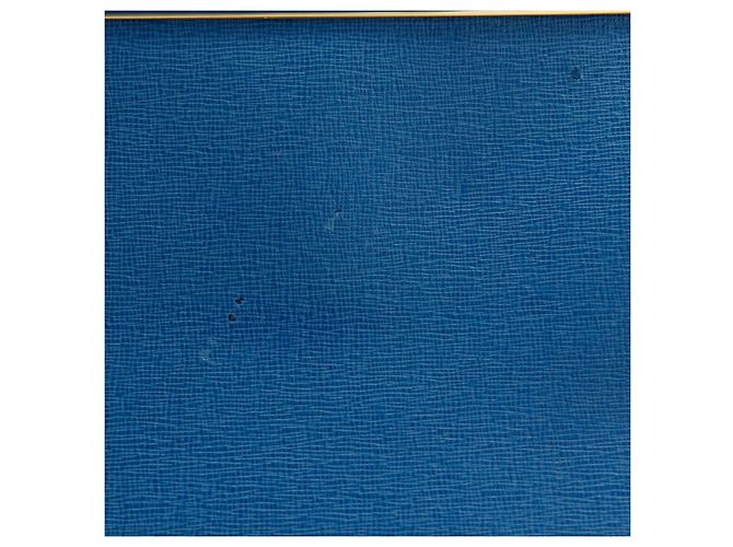Fendi 2Jours Kalbsleder Handtasche Blau - Ansicht 8