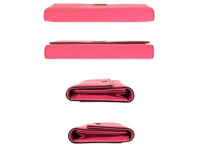 Portafoglio lungo in pelle Kate Spade Rosa - vista 10