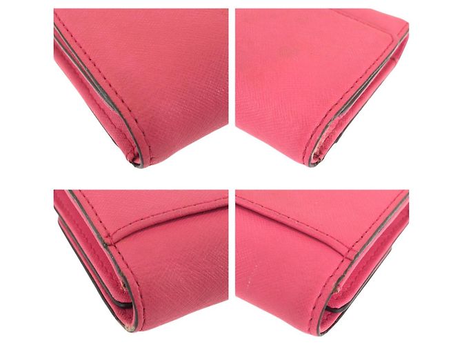 Portafoglio lungo in pelle Kate Spade Rosa - vista 4
