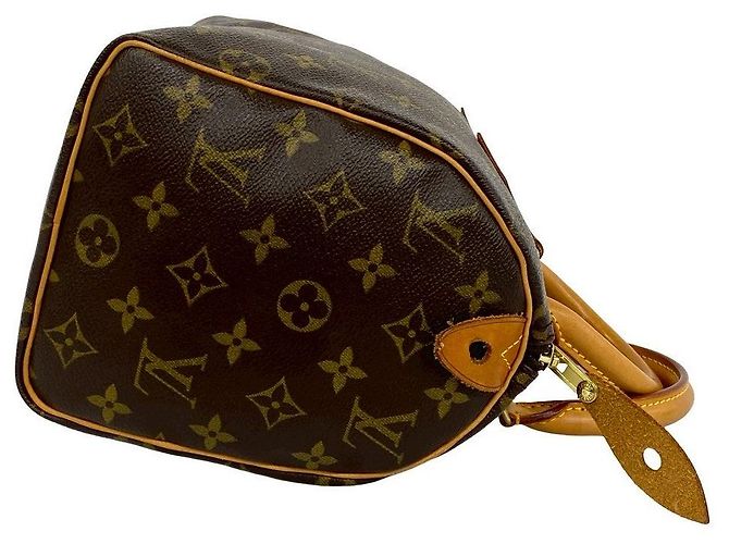 Borsa Louis Vuitton Speedy 25 Monogram Marrone - vista 7