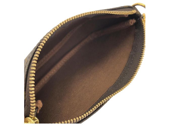 Louis Vuitton Mini Pochette Accessoires Pochette Accessori Monogram Marrone - vista 6
