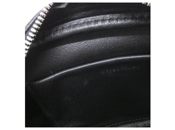 Bolso de hombro Everyday Camera Bag en piel de becerro Balenciaga Negro - vista 9