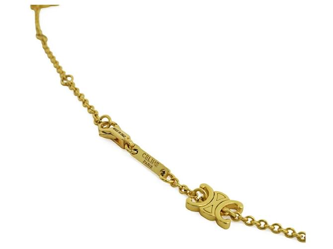 Céline Collar Mini Triomphe Celine Dorado Metálico - vista 4