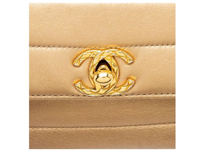 Gabrielle Chanel Vintage Metallic Lambskin Bijoux Mini Flap Tasche - Ansicht 10
