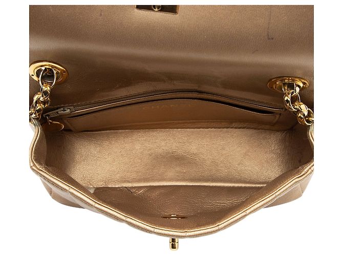 Gabrielle Chanel Vintage Metallic Lambskin Bijoux Mini Flap Tasche - Ansicht 7