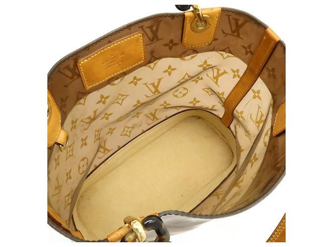 Borsa Tote Louis Vuitton Cabas Ambre Marrone - vista 5