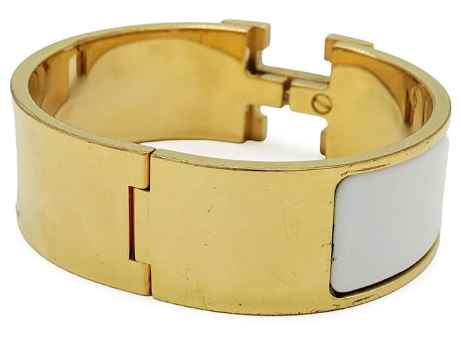 Hermès Bracciale Hermes Clic Clac H PM Bianco - vista 2