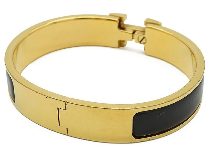 Hermès Pulsera Hermes Clic H PM Negro - vista 2