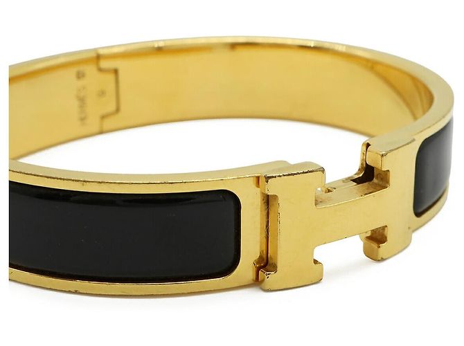 Hermès Pulsera Hermes Clic H PM Negro - vista 3