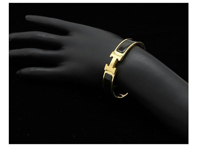 Hermès Pulsera Hermes Clic H PM Negro - vista 6