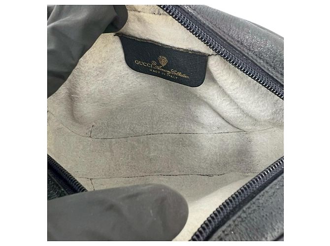 Bolso de hombro de cuero y PVC Gucci Azul - vista 10