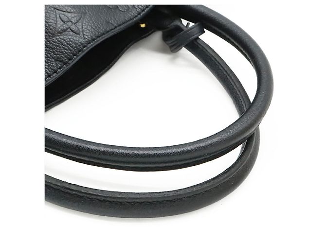 Borsa Louis Vuitton Montaigne Monogram Empreinte Nero - vista 4