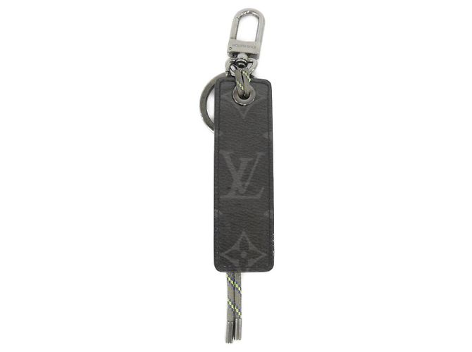 Portachiavi Louis Vuitton Monogram Eclipse Glaze Nero - vista 2