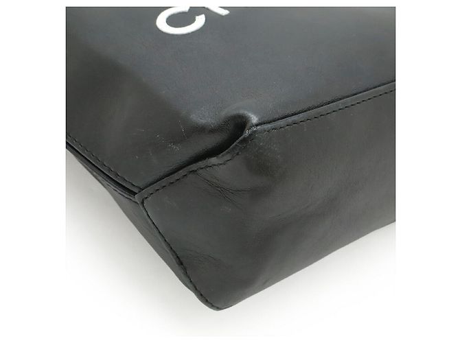 Chanel Essential Tote Small Leder Handtasche Schwarz - Ansicht 3
