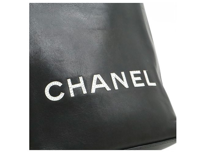 Chanel Essential Tote Small Leder Handtasche Schwarz - Ansicht 9