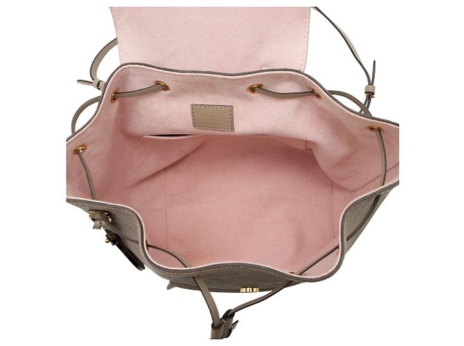 Zaino Louis Vuitton Monogram Empreinte Montsouris PM NM Marrone Beige - vista 6