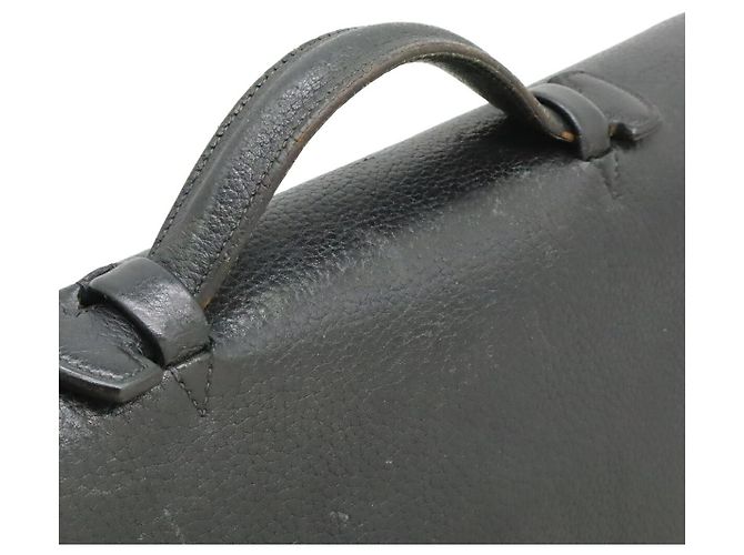 Hermès Hermes Sac a Depeches41 Togo Valigetta Nero - vista 4
