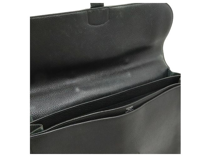 Hermès Hermes Sac a Depeches41 Togo Valigetta Nero - vista 5