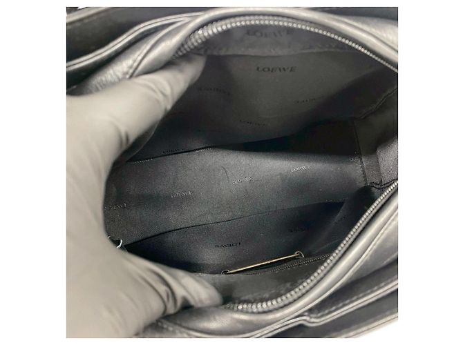 Borsa 2way in pelle nappa Loewe Nero - vista 10