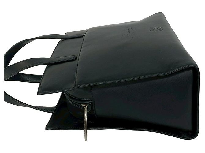 Borsa 2way in pelle nappa Loewe Nero - vista 6