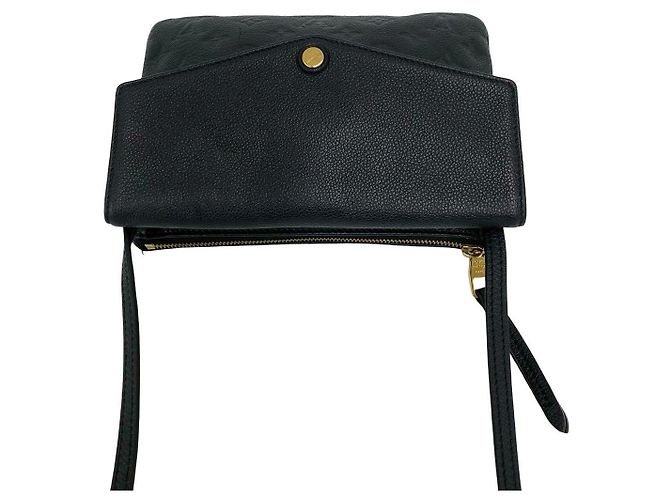 Borsa a tracolla Louis Vuitton Twice in pelle Monogram Empreinte Nero - vista 5