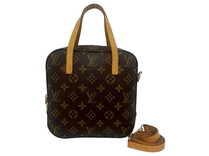 Borsa 2way Louis Vuitton Spontini in pelle monogram Marrone - vista 2
