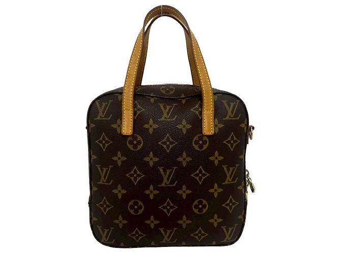 Borsa 2way Louis Vuitton Spontini in pelle monogram Marrone - vista 4