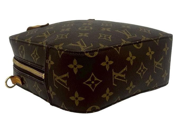 Borsa 2way Louis Vuitton Spontini in pelle monogram Marrone - vista 7