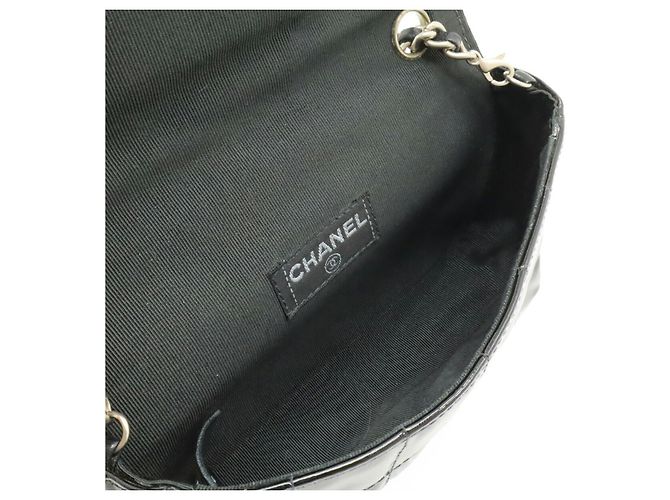 Chanel 2.55 Patent Leather 2way Waist Bag Nero - vista 6