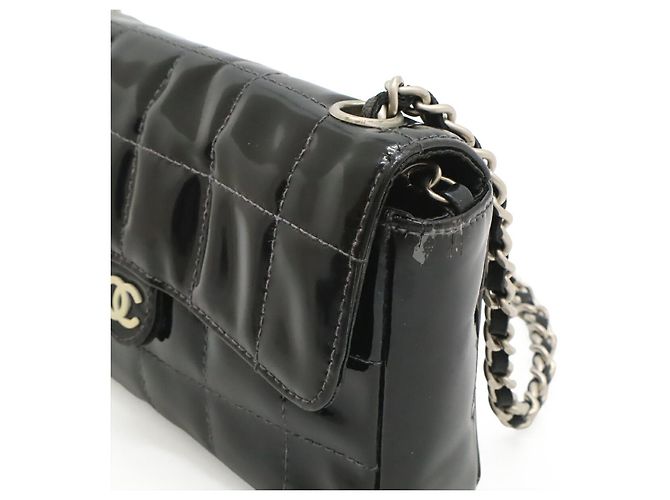 Chanel 2.55 Patent Leather 2way Waist Bag Nero - vista 7