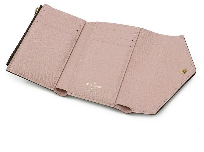 Portafoglio Victorine Monogram Louis Vuitton Rosa - vista 5