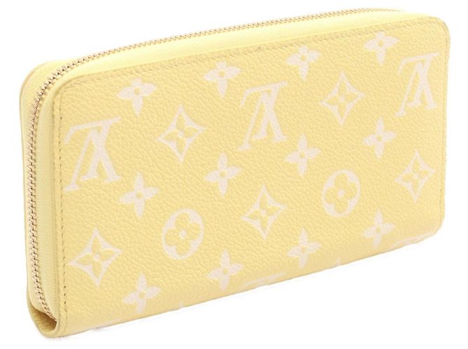 Cartera Zippy Monogram Empreinte Long Louis Vuitton Amarillo - vista 2
