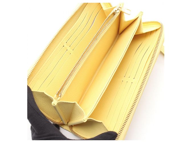 Cartera Zippy Monogram Empreinte Long Louis Vuitton Amarillo - vista 3