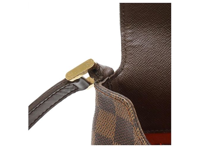 Borsa a tracolla Louis Vuitton Musette Tango Damier Marrone - vista 6