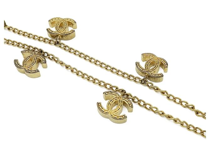 Bracciale Chanel Matelasse Coco Mark D'oro Metallico - vista 3