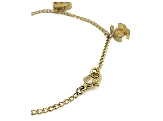 Bracciale Chanel Matelasse Coco Mark D'oro Metallico - vista 4