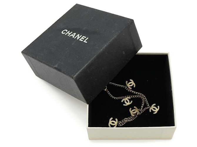 Bracciale Chanel Matelasse Coco Mark D'oro Metallico - vista 6