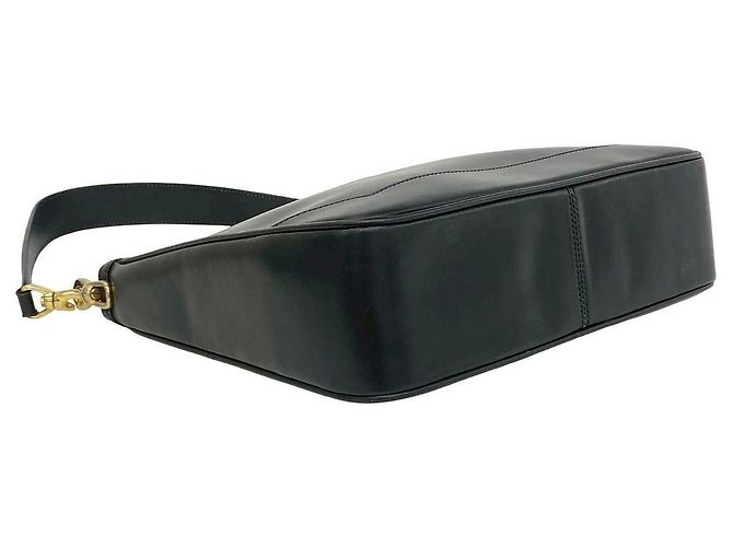 Céline Borsa a tracolla in pelle di vitello CELINE Nero - vista 8
