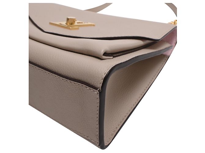 Louis Vuitton Mylockme Chain Bag in Beige Leather Python print - view 18