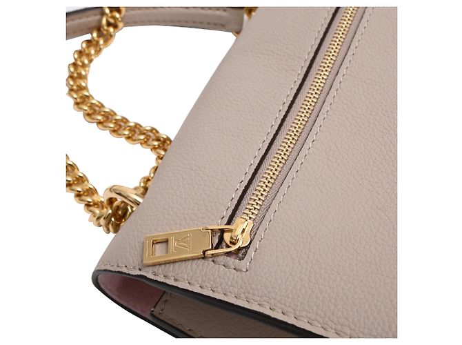 Louis Vuitton Mylockme Chain Bag in Beige Leather Python print - view 21
