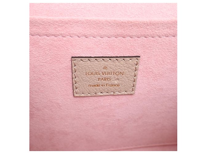 Louis Vuitton Mylockme Chain Bag in Beige Leather Python print - view 5