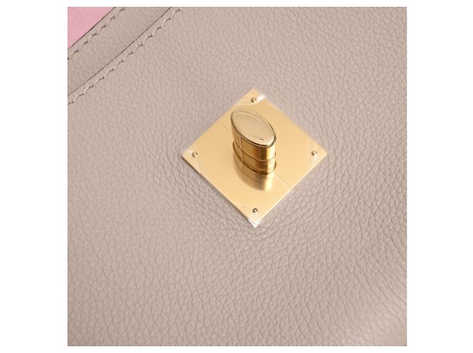 Louis Vuitton Mylockme Chain Bag in Beige Leather Python print - view 8