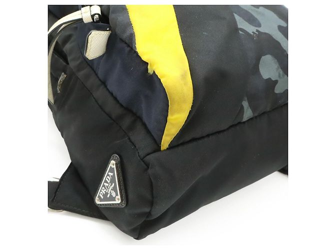 Bolso de hombro de nylon Prada Negro - vista 3