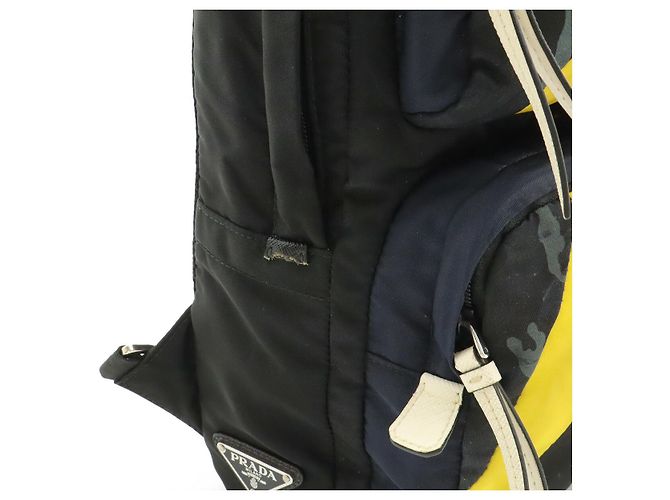 Bolso de hombro de nylon Prada Negro - vista 8