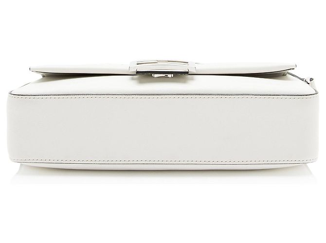 Fendi x Marc Jacobs Leather The Baguette Shoulder Bag Bianco - vista 4