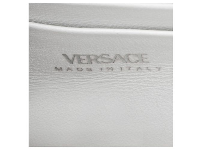 Versace La Medusa Mini Top Handle aus Satin mit Kristallbesatz Silber Metallisch - Ansicht 7